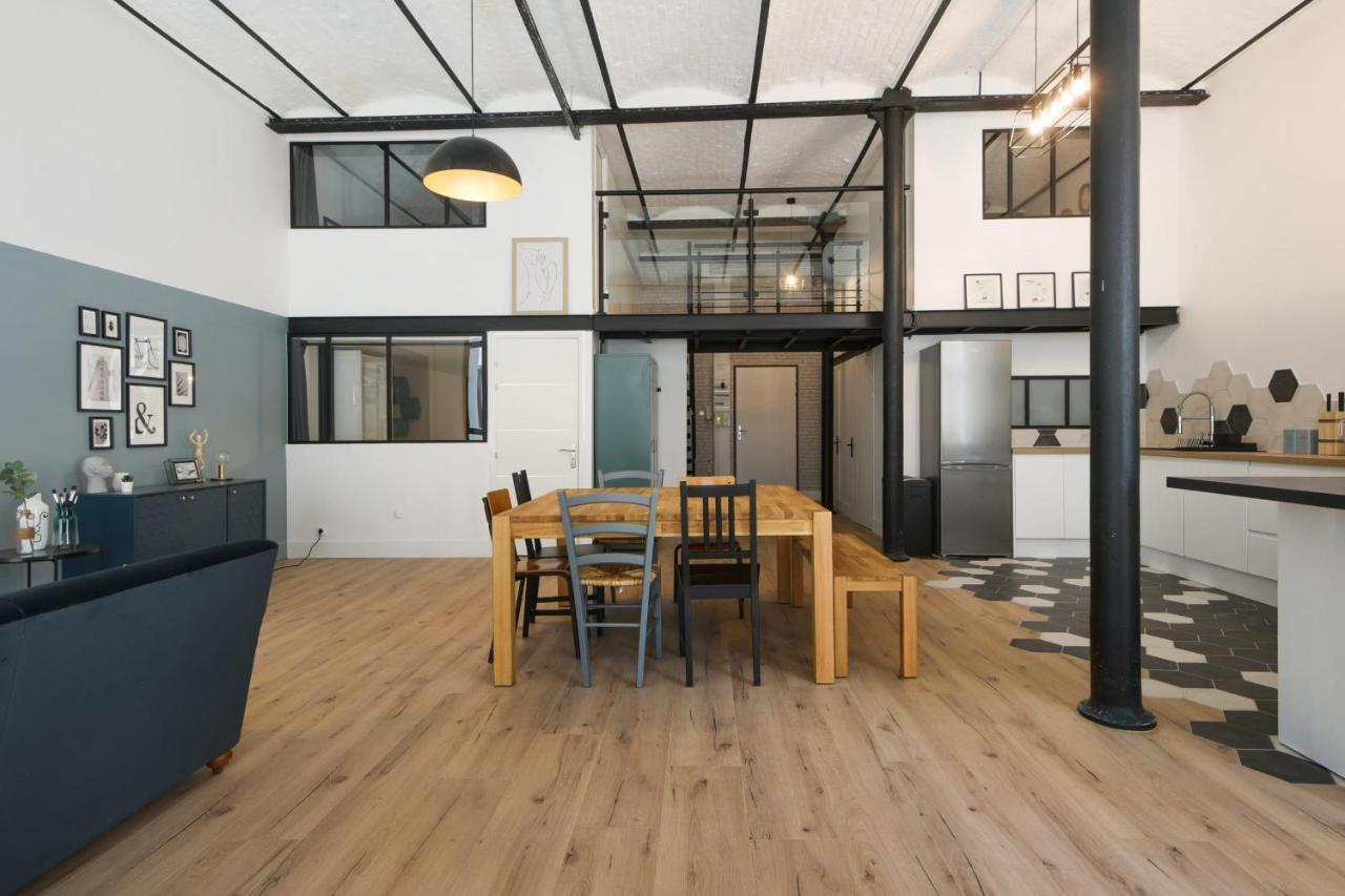 Loft De L'Usine - Welkeys Apartment Tourcoing Bagian luar foto