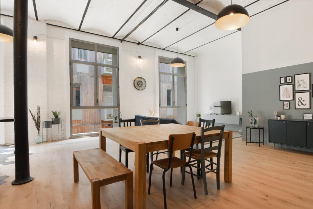 Loft De L'Usine - Welkeys Apartment Tourcoing Bagian luar foto