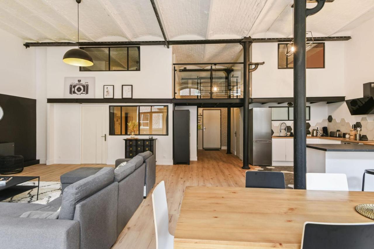 Loft De L'Usine - Welkeys Apartment Tourcoing Bagian luar foto