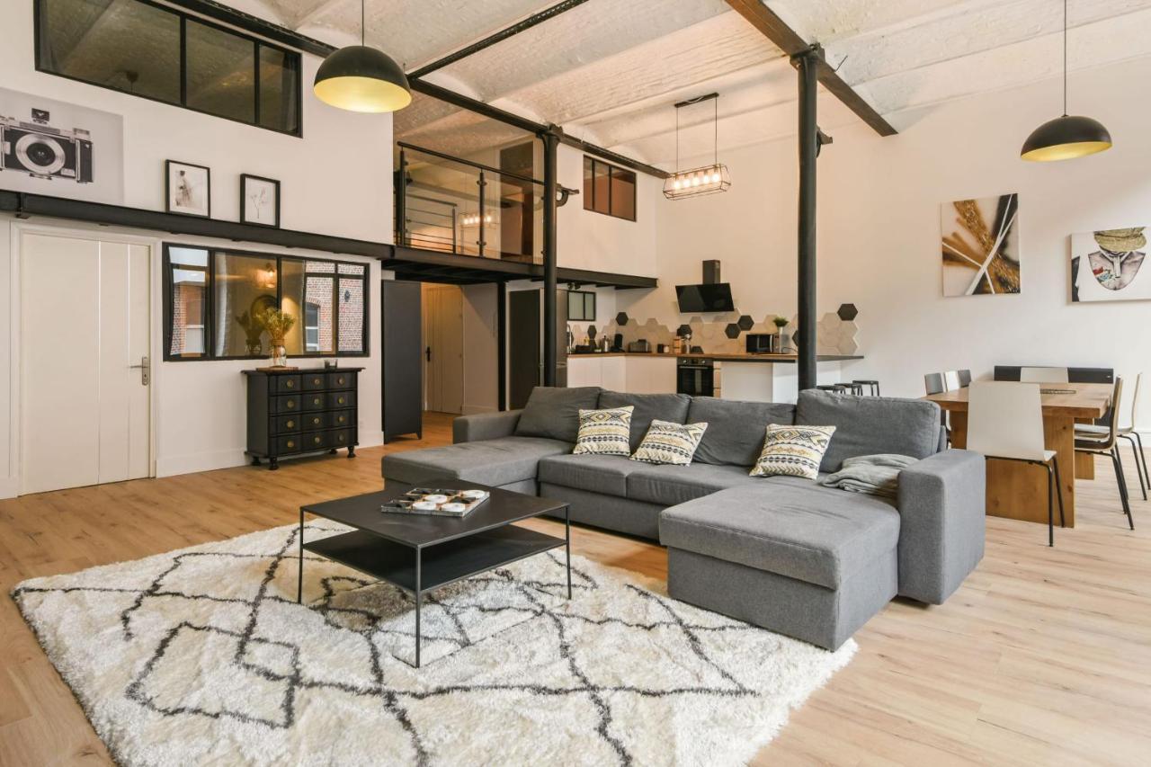 Loft De L'Usine - Welkeys Apartment Tourcoing Bagian luar foto