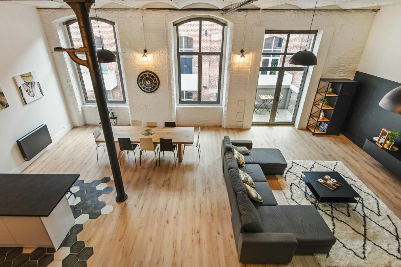 Loft De L'Usine - Welkeys Apartment Tourcoing Bagian luar foto